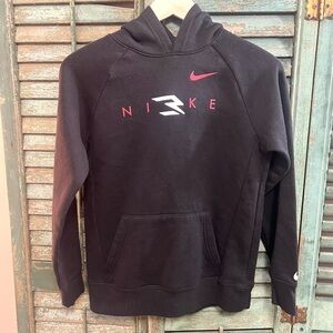 Nike hooded sweatshirt 3 brand new size large black red